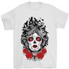 Gil dan Giorno Dei Morti T-Shirt Con Teschio Di Zucchero DOTD Messico Uomo 100% Cotone