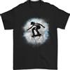 Gildan T-Shirt Cloud Skateboarder Da Uomo 100% Cotone