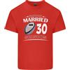 Gildan T-Shirt In Cotone Leggero Per Uomini Del 30° Anniversario Di Matrimonio