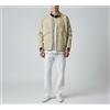 G-Star Sporty Slanted Pocket Indoor Giacca Uomo XL Full Zip senza Righe Beige