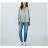Odd Molly Funky Belle Tunica Blusa Donna X SMALL Maniche Tre Quarti Con Stampa