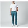 Massimo Dutti Pantaloni Slim Fit Uomo US 30 Chino Con Cerniera Blu Oceano