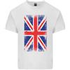 Gildan Union Jack Bandiera Inglese Gran Bretagna Uomo Cotone Leggero T-Shirt
