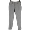 GUESS Pantaloni Donna SMALL A Quadri Lucido Grigio Slim Fit Chino