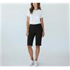 Cop-Copine Cop Copine Gunar Shorts Donna EU 38 Bermuda Neri Zip Tasche Slim 14 in