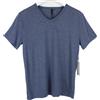 Joe's Jeans T-Shirt Uomo SMALL Maniche Corte Collo A V Tricot Mélange Blu