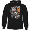Awdis Extreme Rider Uomo Divertente BMX Pro Felpa con Cappuccio Bici Bicicletta Racer