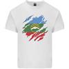 Gildan Bandiera Strappata Karachay Cherkessia T-Shirt Leggera In Cotone Per Uomo