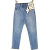 ODD MOLLY I'm Game Jeans Donna Slim W25 Denim Blu Zip Fly