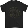 Gildan T-Shirt Uomo North Constellations Stars 100% Cotone