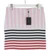 Cop-Copine Cop Copine Gonna Mini Donna Towel Con Zip Fendine 38 A Righe Multicolore Cotone