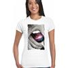 Galactic Taste - T-Shirt Da Donna Moda Sexy Poster Spaziale Universale