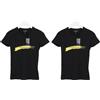 EMPORIO ARMANI Barcelona T-Shirt Donna Nero 2 Pezzi Stretch Collo Rotondo US6
