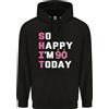 lovetshirts So Happy Im 90 Oggi 90th Compleanno Età Divertente Uomo 80% Cotone Felpa