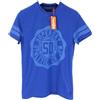 Superdry T-Shirt Superdry Athletic Rosetta Uomo Piccolo Collo A Giro Maniche Corte Blu
