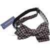 Suitsupply Check Pink Fiocco Cravatta Uomo Uno Misura Seta Lana Regolabile Tied