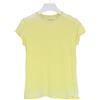 Pepe Jeans Kia T-Shirt Donna XS Manica Corta Sbiadito Effetto Girocollo Giallo