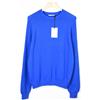 ZAPA Maglione Uomo XL Maglia A Maglia Stretta Collo A Giro Blu