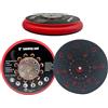 lcyen Disco abrasivo Multiloch per Bosch GET 75-150 GEX 34-150 GEX 40-150, compatibile con smerigliatrici orbitali M8, piastra di supporto in velcro da 6 pollici, 150 mm, 72 fori, ricambio OE