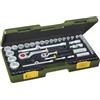 PROXXON 23286 Serie Completa con Leva a cricco da 1/4'' e da 1/2'', 65 Pezzi, 0 V, Nero, Set di 65