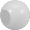 ibasenice Paralume in Vetro Sfera Bianco Opaco per Lampada E27, Resistente All'usura, Coprilampada Rotondo Elegante per Lampade da Tavolo e Lampadari
