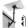 APCUWCQ Kit di Montaggio Starlink Gen 3 360° Regolabile V3 Starlink Supporto a Parete Starlink Gen3 Kit di Montaggio a Palo con Adattatore per Tubo Starlink Gen 3 per Kit Internet Starlink Gen3 Satellite