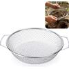 GIONAR Setaccio per terreno da giardino, 30 cm, setaccio in metallo, setaccio a rete, setaccio con manico, per terra, pietre, sabbia, rocce, terriccio, compost (filtri da 6 mm)