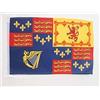 AZ FLAG Bandiera Stendardo Reale Del Casato Degli Stuart D'Inghilterra 45x30 cm - Bandierina Storica Britannica 30x45 cm Cordicelle