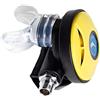 Perfeclan Scuba Diving Erogatori Secondo Stadio Erogatore per Immersione con boccaglio Connettore in Ottone Erogatore per Immersioni subacquee Attrezzatura, Giallo