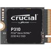 Crucial SSD M.2 2TB PCIe Gen4 NVMe 7100MB/s per Notebook e Console