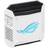 ASUS ROG Rapture GT6 Banda tripla [2.4 GHz/5 GHz/5 GHz] Wi-Fi 6 [802.11ax] Bianc