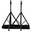 ZCIZIU Specter Stativi con borsa Supporti per casse acustiche/diffusori Universali Nero