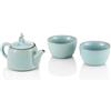 TEA SOUL Set in Porcellana RU Azzurro 3 pz