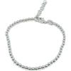 OTTAGONO Bracciale in Argento 925 A Palline (NCB0004, NCB0015, NCB0122, NCB0133, NCB0143, NCB0146, NCB0148, NCB0175, NCB0176, NCB0177) (Placcato Oro Bianco, 3)