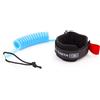 Ocean and Earth Bodyboard Basic Wrist Coiled Leash Blue