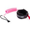 Ocean and Earth Bodyboard Basic Wrist Coiled Leash Pink