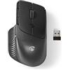 Nedis Mouse - Senza fili - 800 / 1200 / 1600 dpi - DPI regolabile - Numero di pulsanti: 6 - Per destri