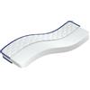 vidaXL Materasso in memory foam 70x200x17 cm Soft White