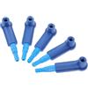 CVUTOVO Connettori per Cambio Olio Freni Auto Kit 5 Pezzi in ABS Attacco Regolabile a 3 Stadi, Accessori per Spurgo Freni, Compatibile Automobile