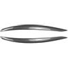 HJfhCFGJ Sopracciglia per fari in ABS lucido, 2 pezzi, adatte per BMW E92 E93 Serie 3 325i 330i 330d 335i 335d Pre-LCI(B)