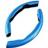 MAJHER Coprivolante per Auto per MG3 MG4 EVMG5MG6 MG HS MG Marvel R MG ZS, Universale Segmentata Copri Volante Fibra Carbonio Traspirante e Antiscivolo Coprivolante,C/Blue1