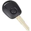 RASTKY Chiave SsangYong Actyon Kyron Rexton - Sostituzione Alloggiamento Chiave Remota a 2 Pulsanti Nera con