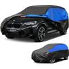 GunHyi Copriauto Gunhyi Impermeabile e Traspirante, Telo per BMW X3, Copriauto Nero e Blu, Telo da Garage Completo per Proteggere da Pioggia, Sole e Polvere.