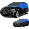 GunHyi Copriauto Gunhyi Impermeabile e Traspirante, Telo per BMW X5, Copriauto Nero e Blu, Telo da Garage Completo per Proteggere da Pioggia, Sole e Polvere.