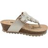 Melluso Walk 018179, Ciabatte a Infradito Moda da Donna con Fascia Regolabile a Strappo ed Applicazioni di Pietre Gioiello (Giallo, Sistema Taglie Calzature EU, Adulto, Numero, Media, 38)