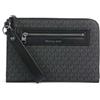 Michael Kors Pochette con cinturino da polso logo MK Jet Set Nero