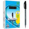 Paper Mate FlexGrip Ultra penna a sfera con cappuccio | punta media (1 mm) | nero | Materiale scolastico | confezione da 12