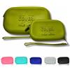COVERI VIALE MORIN 2 Pezzi Pochette Mare Donna silicone + Portamonete in Silicone - Borsello Uomo a mano o porta trucchi organizer Impermeabile e Resistente - Colore Verde Oliva