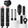 BESTBOMG Air Styler 6 in 1 Spazzola Asciugacapelli, 110000 RPM Hair Styler, Ferro Arricciacapelli ad Aria Calda Automatico, Spazzola per Lisciare i Capelli