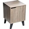 Five H confort xl comodino mix naturale ceda, beige